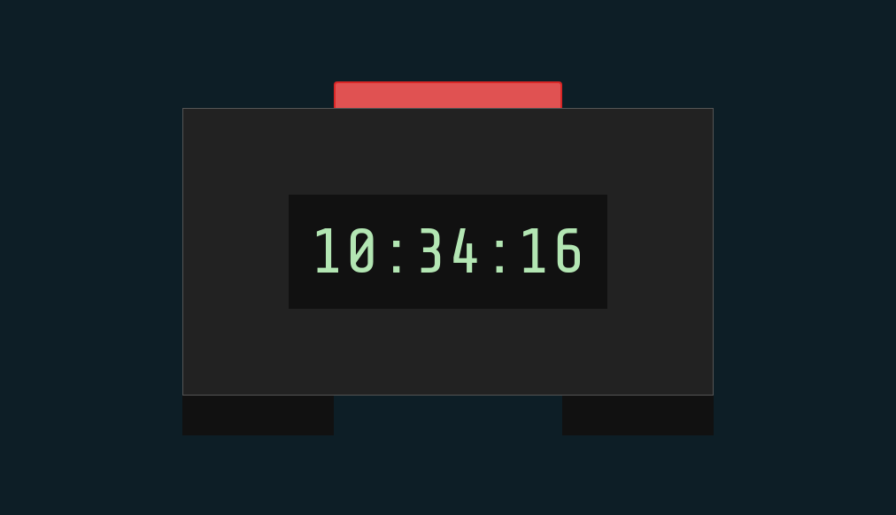 An HTML Digital Clock